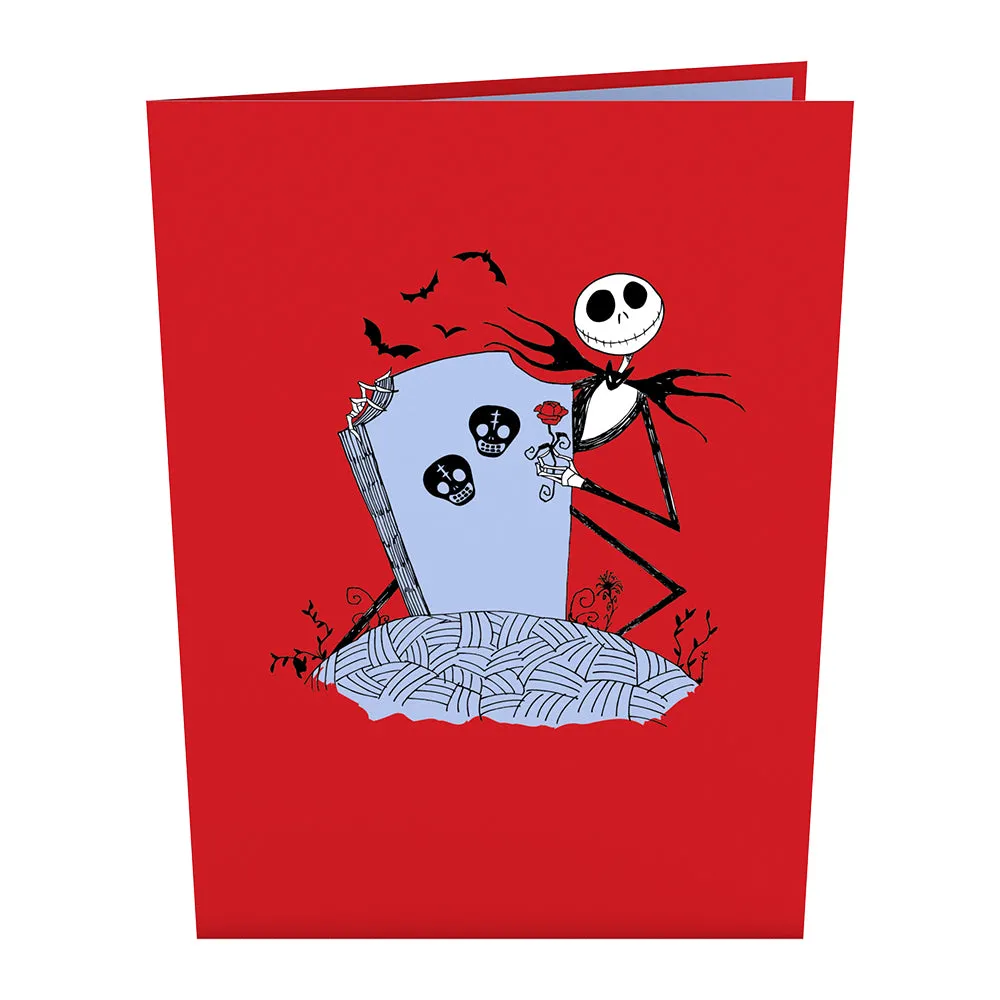 Disney Tim Burton's The Nightmare Before Christmas Card with Mini Bouquet