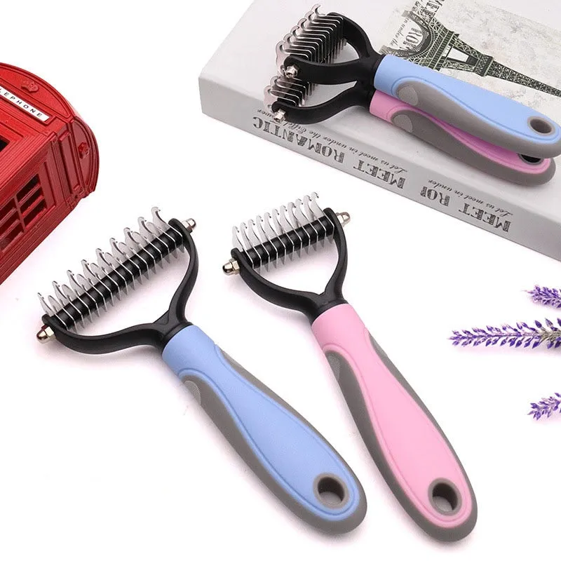 Dog Cat Hair Removal Comb Cats Brush Grooming Tool