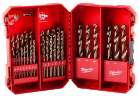 Drill Bit Set - Milwaukee RED HELIX™ Cobalt Drill Bit Set – 29PC, 48-89-2332