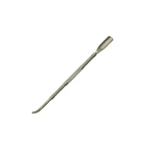 Dual Cuticle Pusher/Scraper Curved Stainless Steel