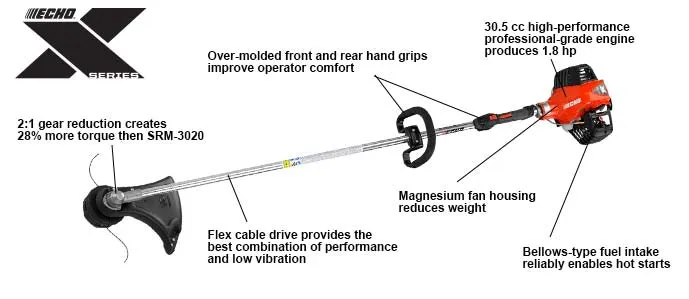 ECHO SRM-3020T Straight Shaft Trimmer