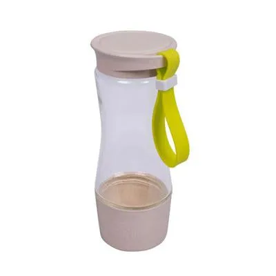 Eco Friendly Wheat Straw Clear Glass Bottle