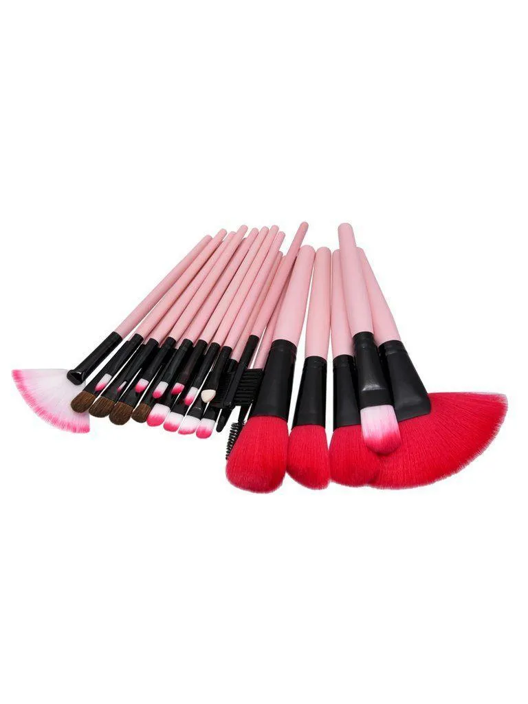 Fan Shaped Professional Makeup Brush 24pcs