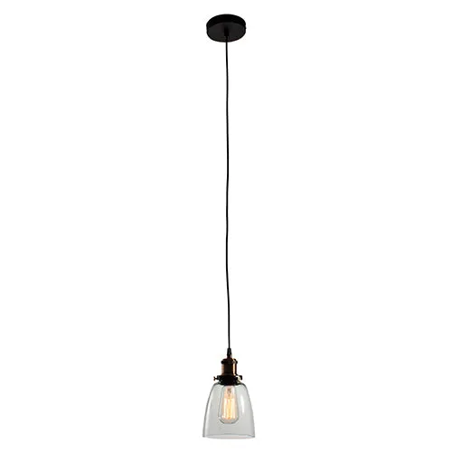 Farmhouse Pendant 140Mm Clear Glass