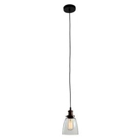 Farmhouse Pendant 140Mm Clear Glass