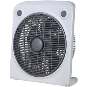 Fenici 30cm Box Fan White - FRTY30W Rotating Grill 2 hrs Timer