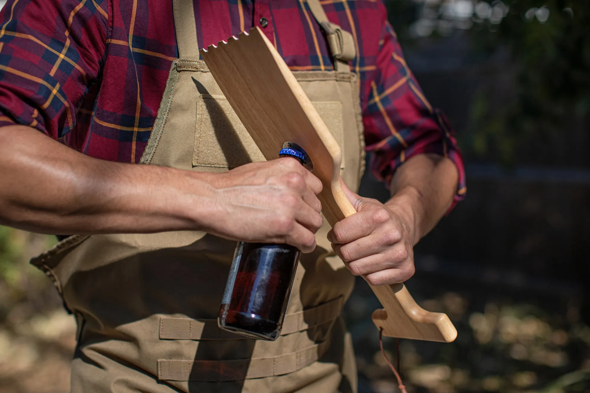 Florida Panthers - Hardwood BBQ Grill Scraper with Bottle Opener