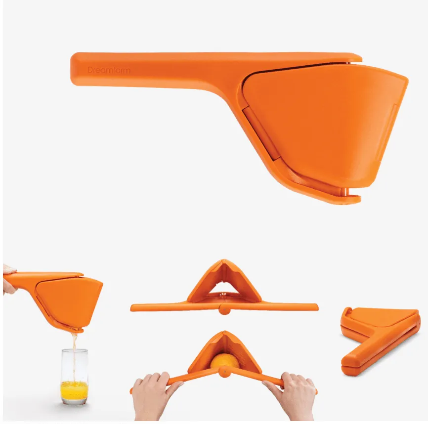 Fold-Flat Easy Orange Juicer