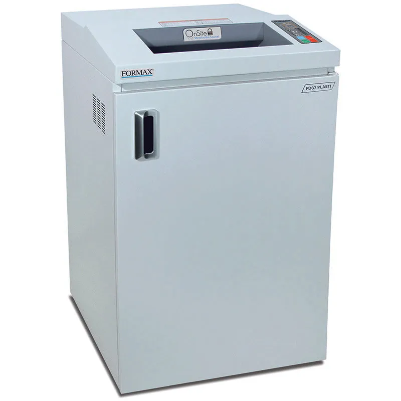 Formax FD 87 Plasti Shredder Level H-6