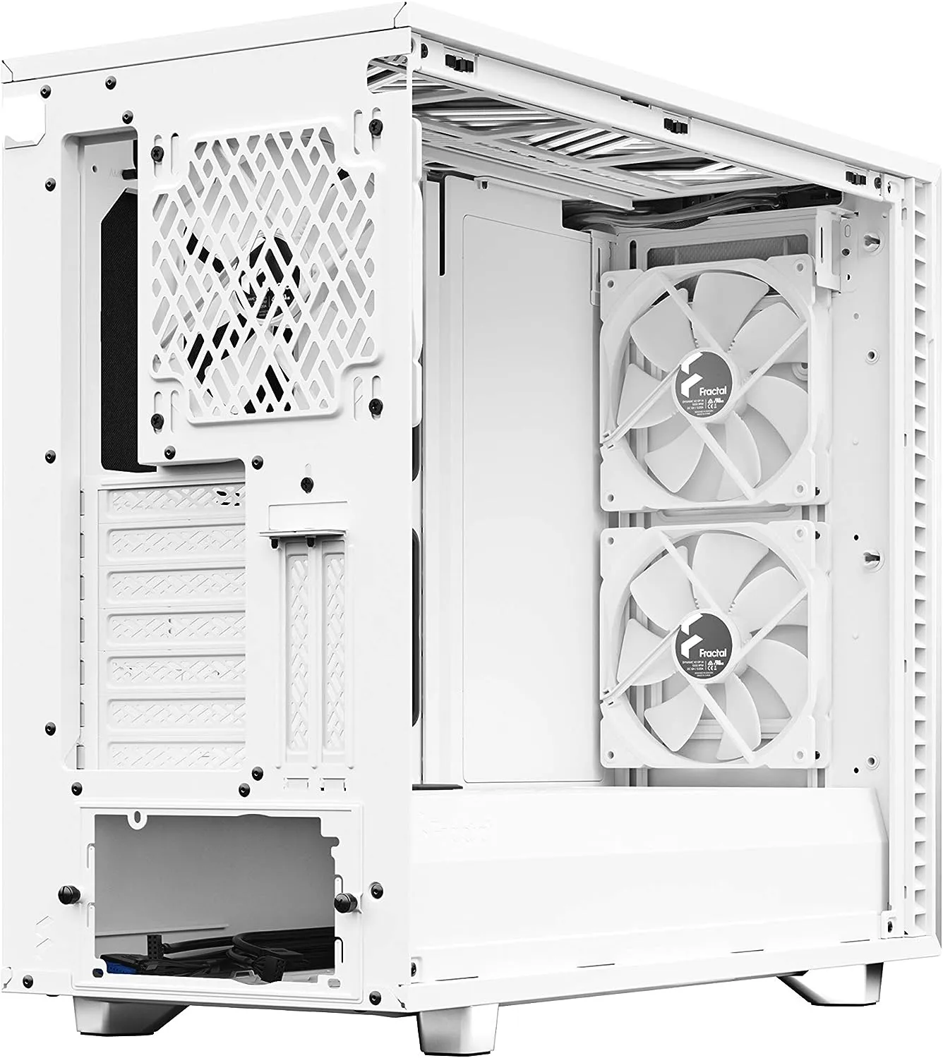 Fractal Design Define 7 Clear White Tempered Glass ATX Case FD-C-DEF7A-06