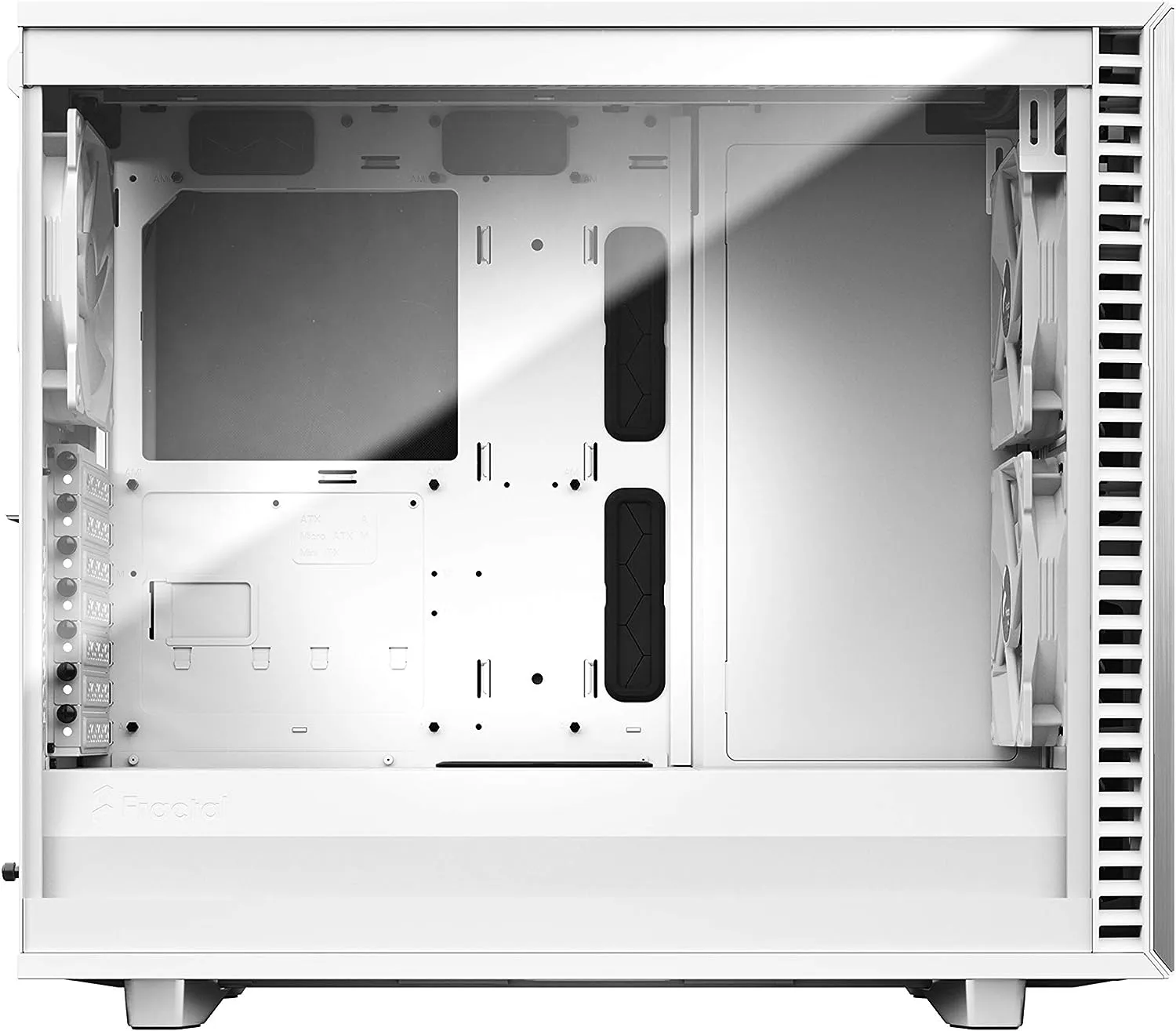 Fractal Design Define 7 Clear White Tempered Glass ATX Case FD-C-DEF7A-06