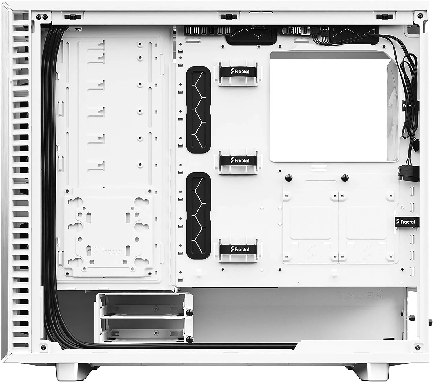 Fractal Design Define 7 Clear White Tempered Glass ATX Case FD-C-DEF7A-06