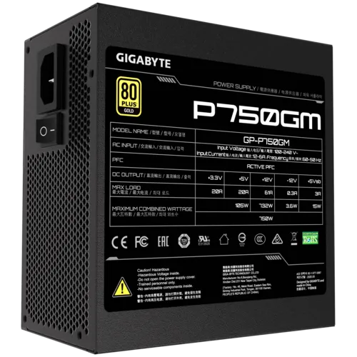 Gigabyte SMPS 750W GOLD  P750GM