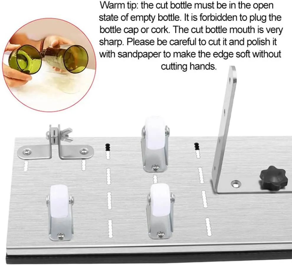 Glass Bottle Cutter Square & Round Bottle Cutting Machine