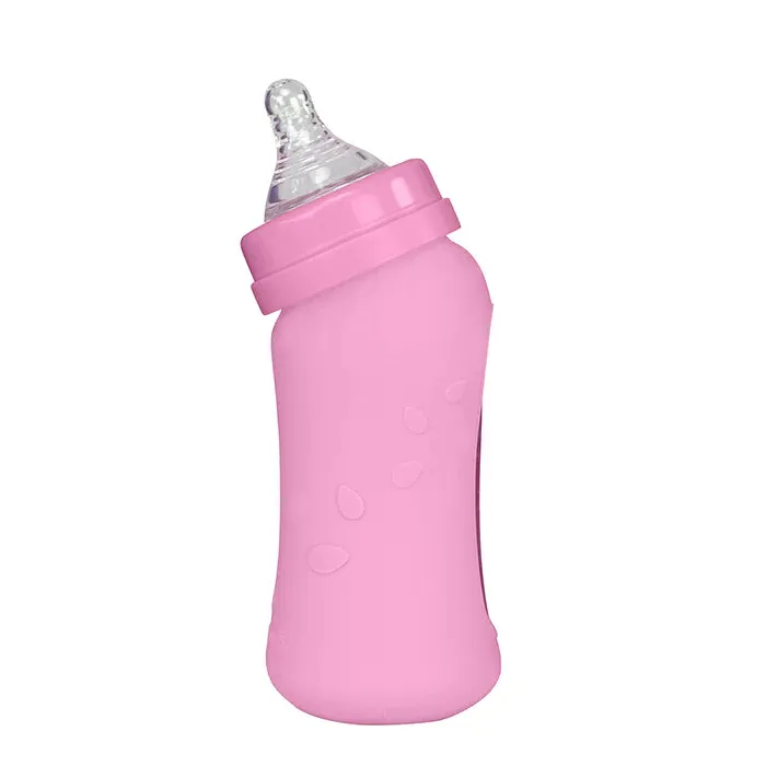 Green Sprouts | Glass Baby Bottle with Silicone Cover - 236ml