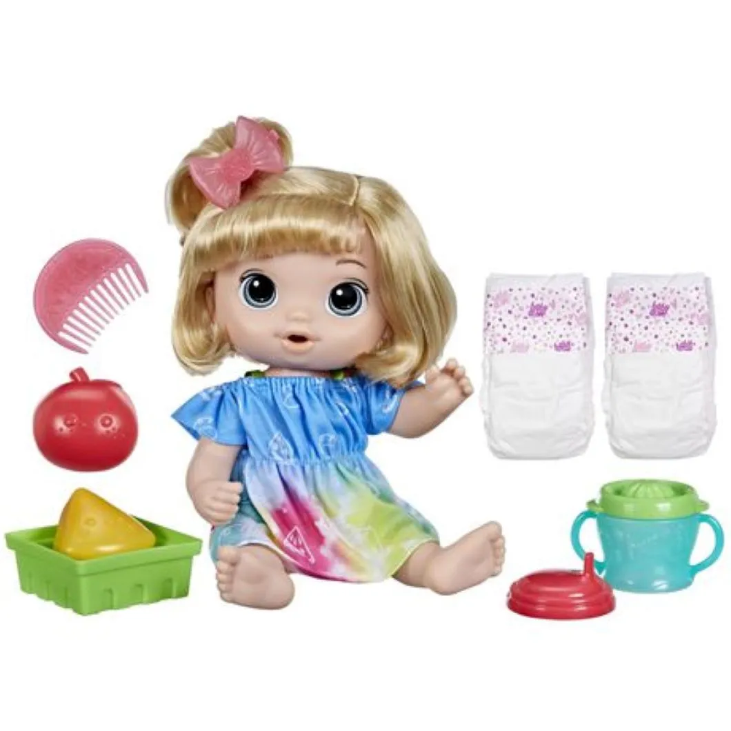 Hasbro F7356 Baby Alive Fruity Sips Doll W/Blonde Hair