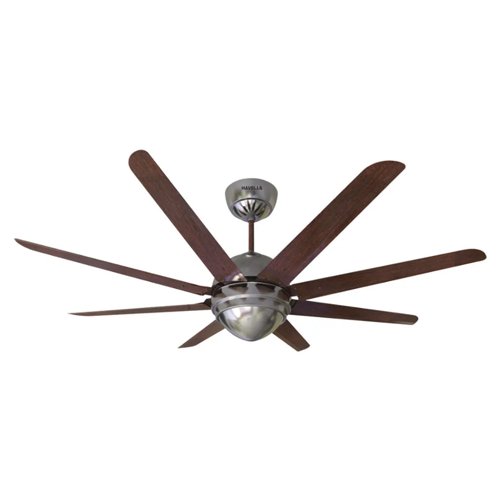 Havells Octet Ceiling Fan 1320mm 8 Blades Brushed Nickel