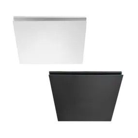 High Flow Square Fascia To Suit Airbus 200 Body in White/Black Ventair - ABGHF200WH-SQ, ABGHF200MB-SQ