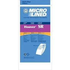 HOOVER, SR,PAPER BAGS- 3PK, MICROLINED, CANISTER ENVIROCARE, REPL