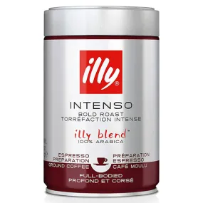 illy Ground Drip Intenso Dark Roast Coffee, 8.8 Oz