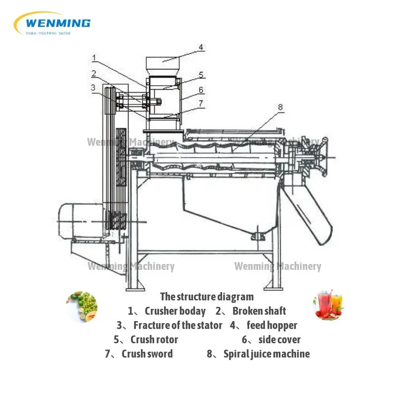 Industrial Carrot Juicer Machine