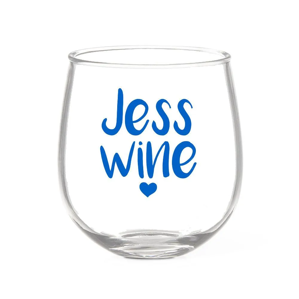 Jess Stemless Wine Glass