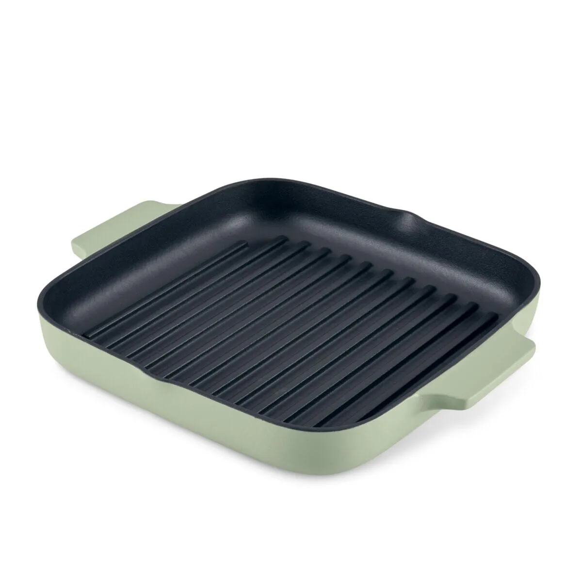 KitchenAid  11-Inch Enameled Cast Iron Grill Pan - Pistachio