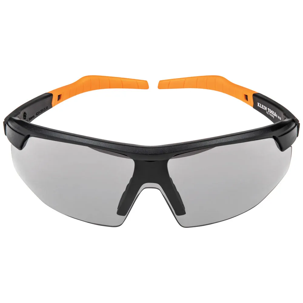 Klein 60160 Standard Safety Glasses, Gray Lens