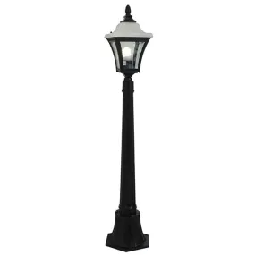 Lantern 4 Panel 1LT Pole 1105mm Black