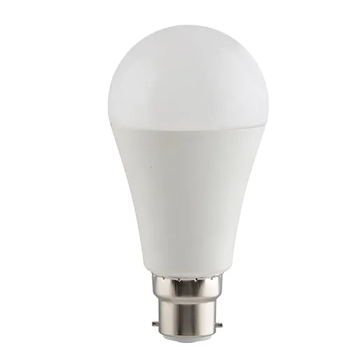 LED A60 15w B22 Warm White Globe Opal