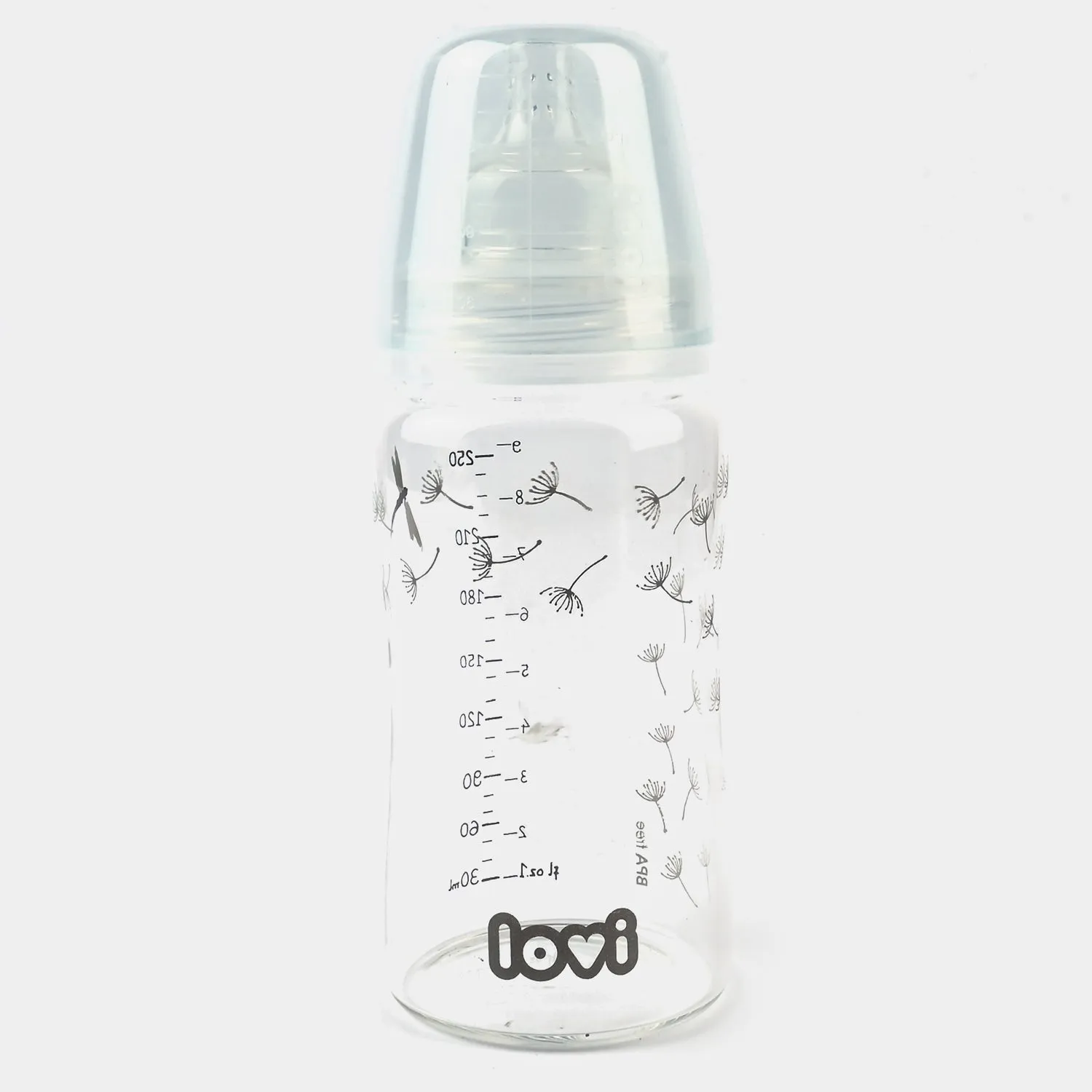 Lovi Glass Bottle Diamond Glass 250 Ml Botanic