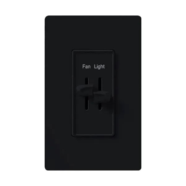 Lutron S2-LF Skylark Single Pole 2.5A Fan Control/ 300W Incandescent Dimmer - Multiple Fans