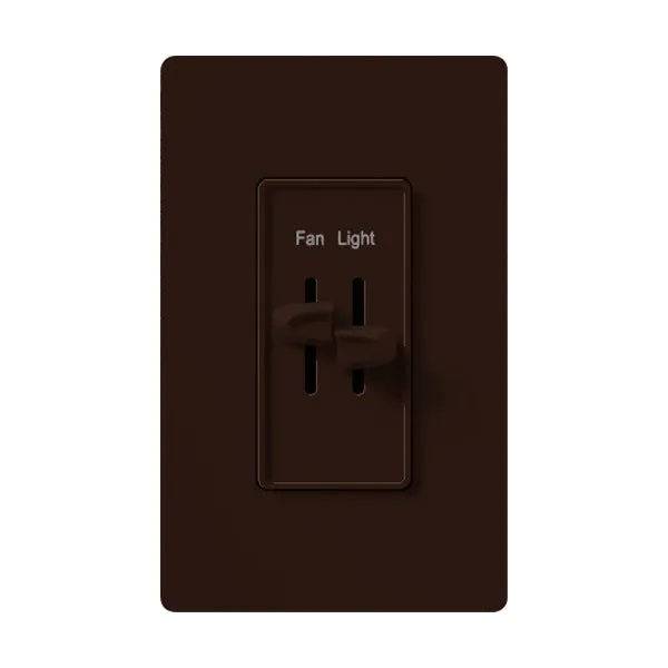 Lutron S2-LF Skylark Single Pole 2.5A Fan Control/ 300W Incandescent Dimmer - Multiple Fans