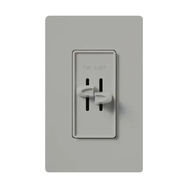 Lutron S2-LF Skylark Single Pole 2.5A Fan Control/ 300W Incandescent Dimmer - Multiple Fans