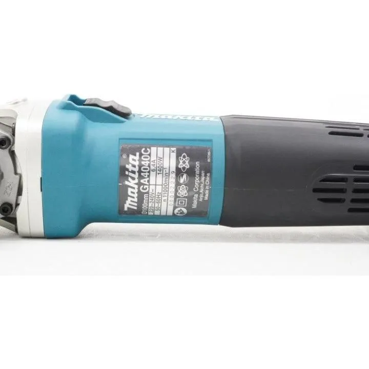 Makita GA4040C Angle Grinder 4" (Variable Speed) 1,400W