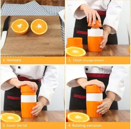 Manual And Portable 300ML Orange Lemon Juicer