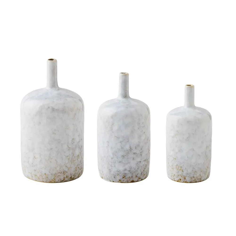 Md Reactive Long Neck Vase by Mud Pie