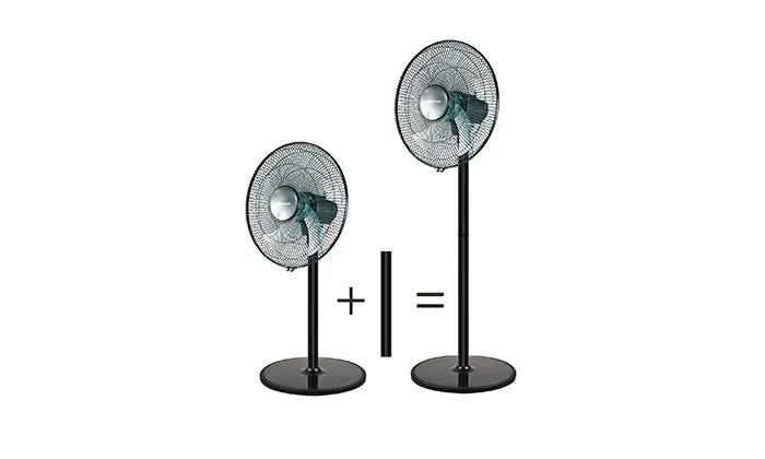 Mellerware Fan 2 In 1 Stand & Pedestal Plastic Black 40 Cm 50 W