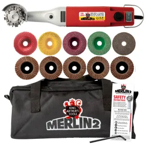 Merlin 2 Premium Woodcarving Set Variable Speed w/11 accessories