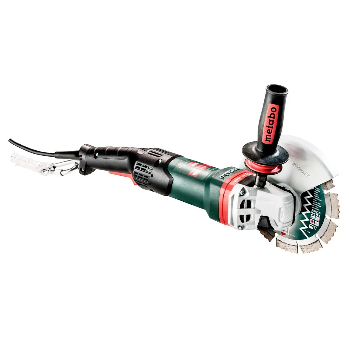 Metabo 601096420 7-Inch 15-Amp Electric VibraTech Auto-Stop Angle Grinder