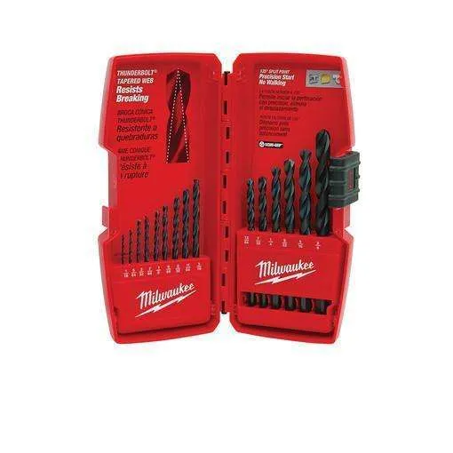 Milwaukee 48-89-2803 15-Piece Thunderbolt Black Oxide Bit Set