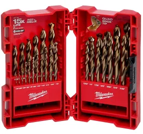 Milwaukee RED HELIX 48-89-2332 Drill Bit Set, 29-Piece, Cobalt :SET: QUANTITY: 1