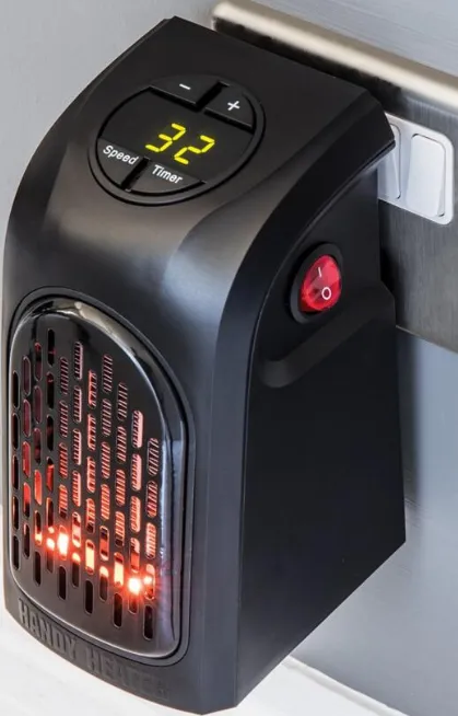 Mini Fan and Electric Wall and Desktop Heater