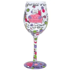 Mommy's Time Out Wine Glass by Lolita®