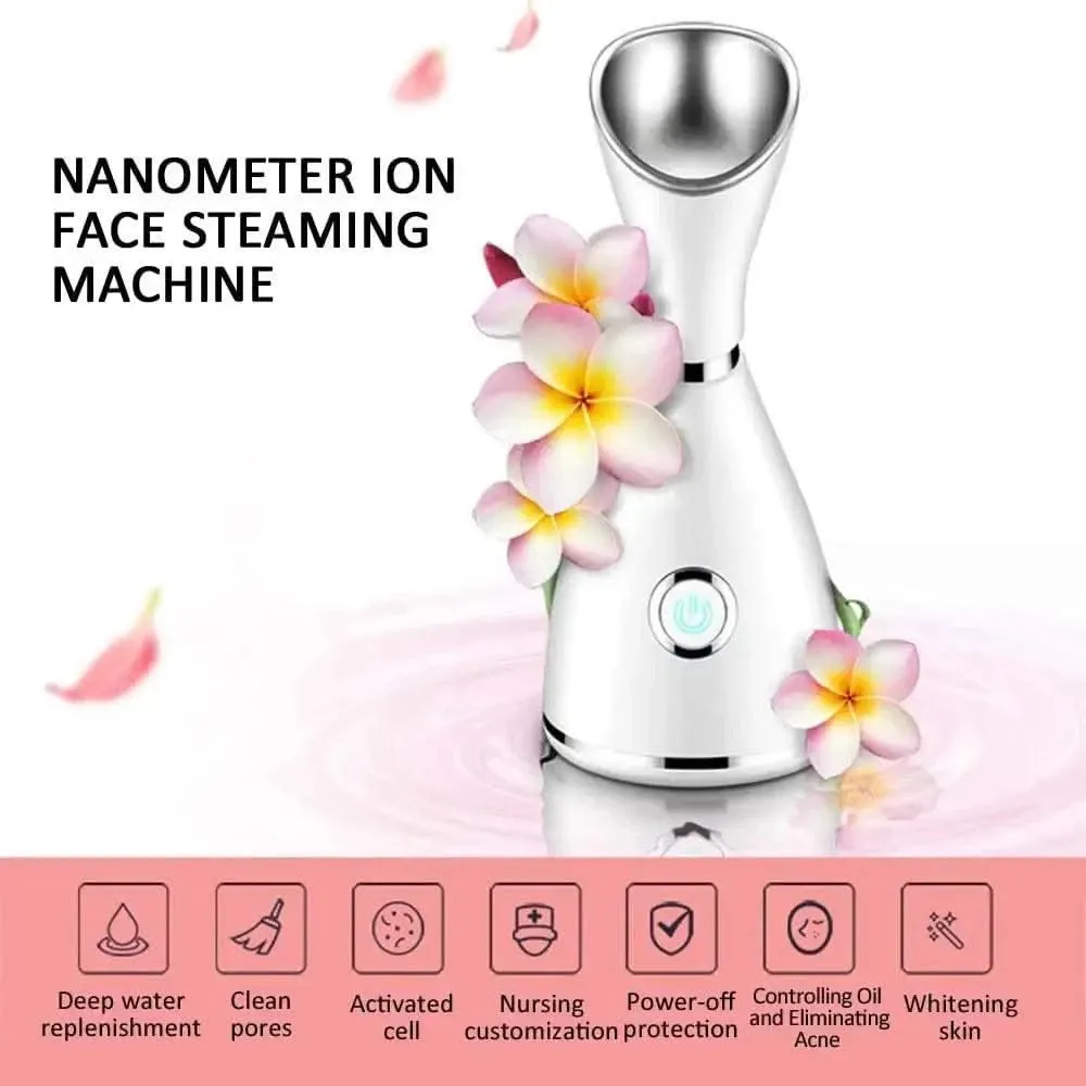 Nano Ionic Facial Vaporizer Steam inhaler Machine for Cold and Cough with UV Sterilization