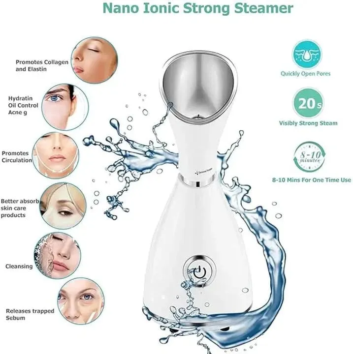 Nano Ionic Facial Vaporizer Steam inhaler Machine for Cold and Cough with UV Sterilization