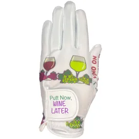 New Putt Now, Wine Later Women's Golf Glove