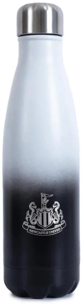 Newcastle United Fade Thermal Flask Water Bottle - Black