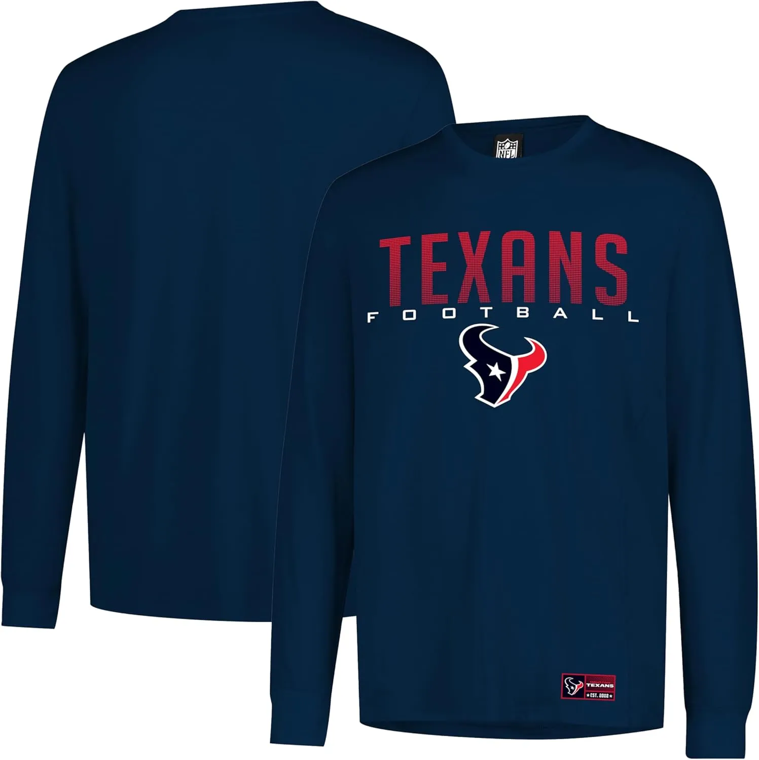 NFL Official Super Soft Game Day Long Sleeve T-Shirt|Houston Texans