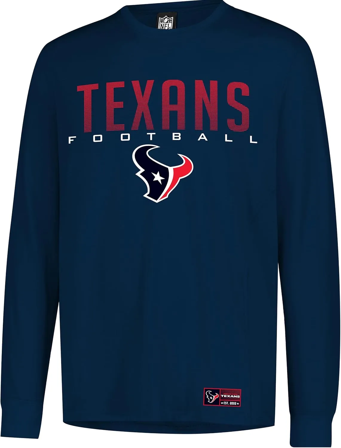 NFL Official Super Soft Game Day Long Sleeve T-Shirt|Houston Texans